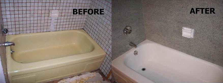 Le produit phare de BathWorks est appelé Kit de finition pour baignoire