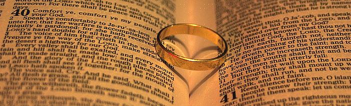 Ces lectures de l'Ancien Testament sont populaires pour les cérémonies de mariage catholiques