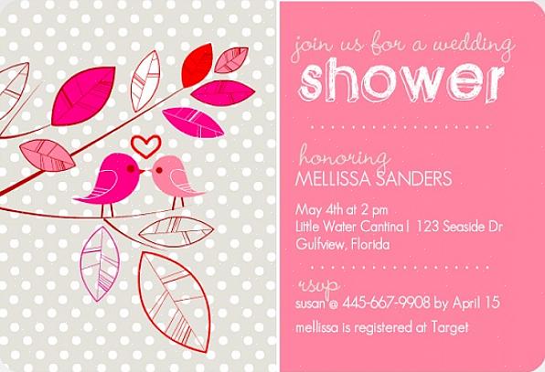 Rejoignez-nous pour une douche nuptiale en l'honneur de Jodie Sherer le samedi 17 juin 2017 à 16 h