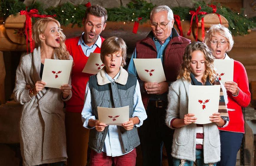 Si un groupe vient à votre porte pour chanter des chants de Noël