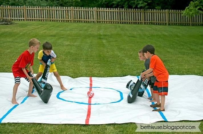 Une partie de hockey est certainement un choix amusant d'activités de fête