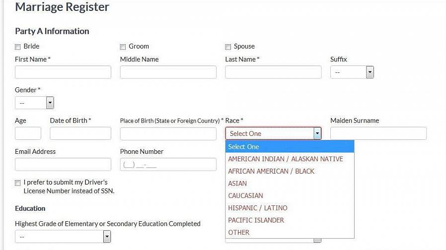 Quels documents apporter avec vous avant de demander une licence de mariage dans le Connecticut