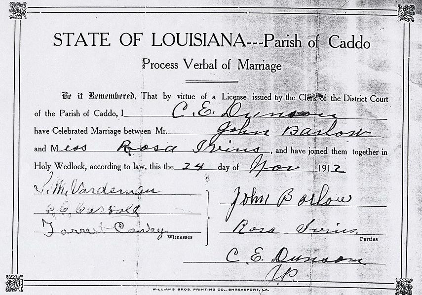 Les documents à apporter avant de demander une licence de mariage en Louisiane