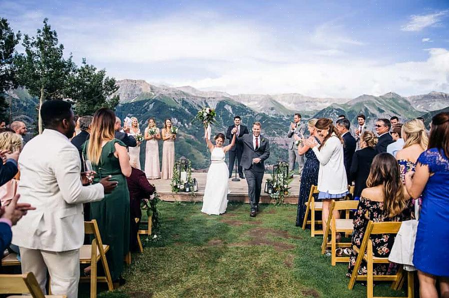 Ce qui explique pourquoi le Colorado est un État populaire pour les mariages à destination