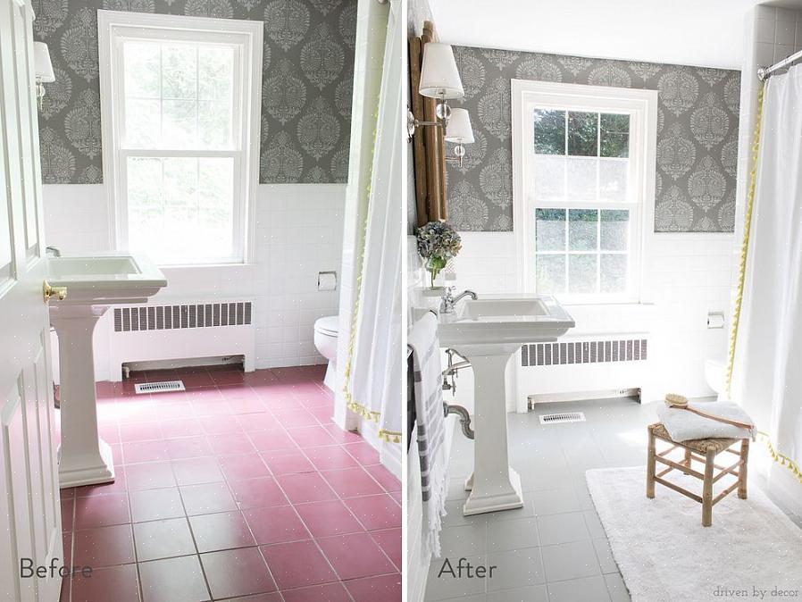 Mais peindre la salle de bain est un peu différent de peindre d'autres zones de la maison