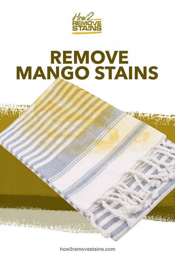 Éliminer les taches de mangue sur les tapis