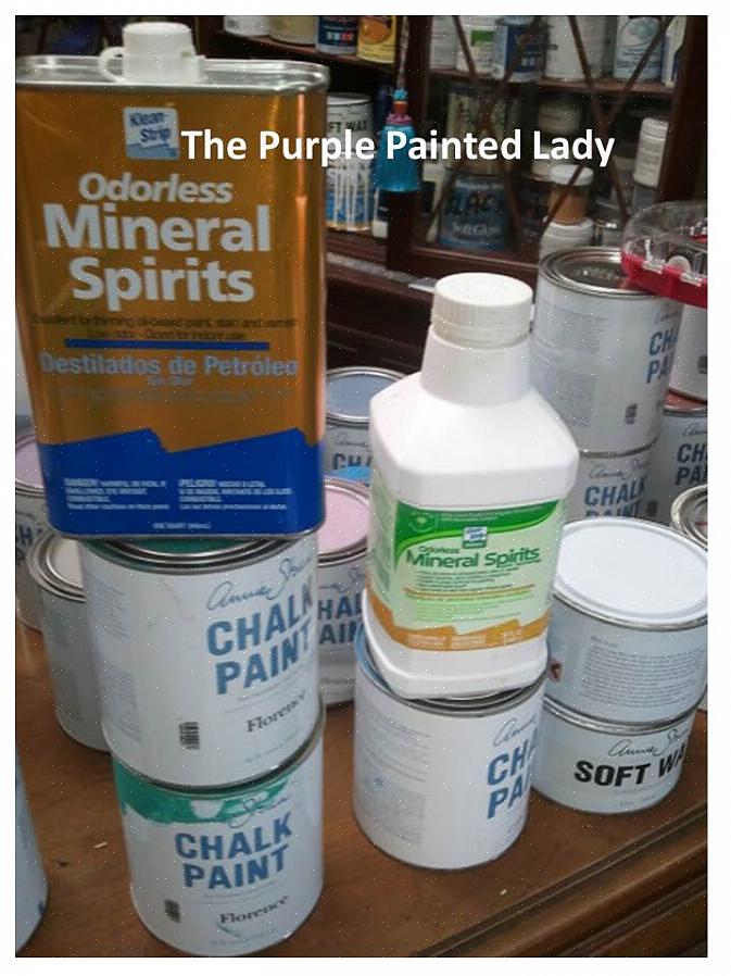 Le diluant pour peinture aura plus d'odeur que l'essence minérale pure