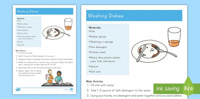 Rincer votre vaisselle