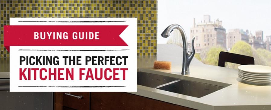 Commencez par jeter un œil à votre évier de cuisine pour déterminer le nombre de trous de montage de robinet