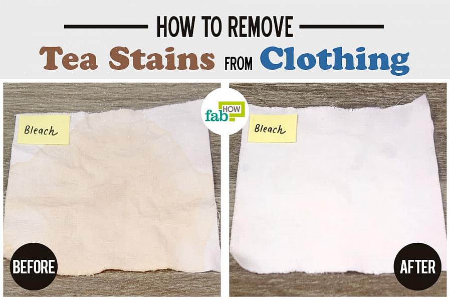 Comment éliminer les taches de thé sur les tapis ou les tissus d'ameublement