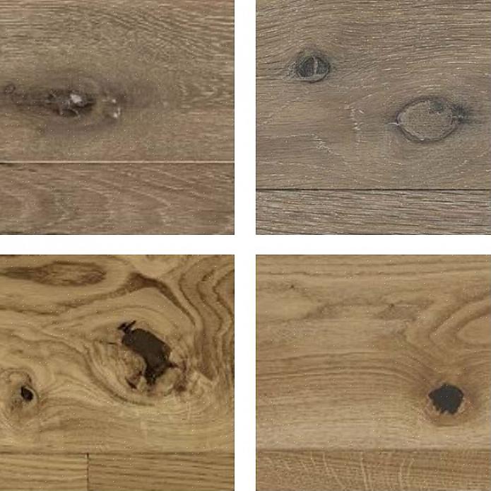 Qualité des planchers de bois franc de qualité rustique