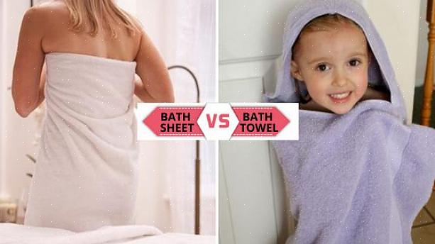 Les draps de bain coûtent plus cher que les serviettes de bain
