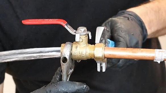 L'ancien écrou de compression s'adapte à la nouvelle valve
