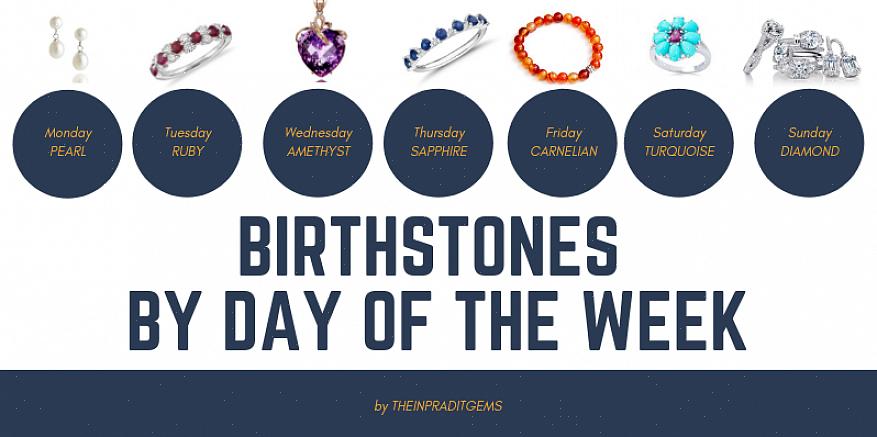 Vous pouvez également choisir de porter différentes pierres à des jours différents ou dans différentes