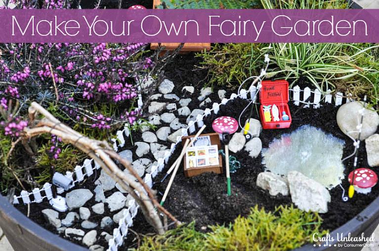 Utilisez un récipient adapté aux enfants pour contenir vos plantes de jardin de fées