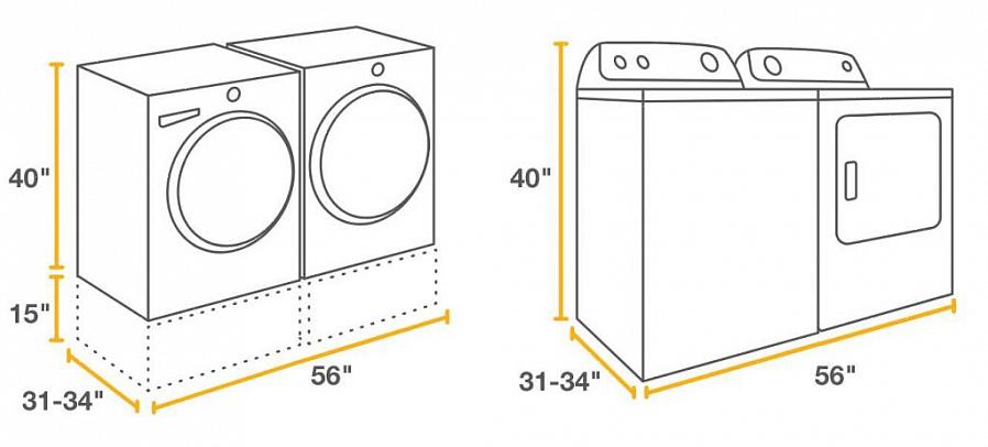 Les laveuses haute efficacité à chargement frontal peuvent aller de 4,0 pieds cubes à une très grande