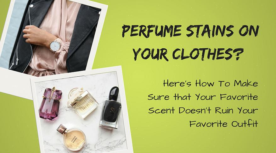 Comment éliminer l'odeur excessive de parfum des vêtements
