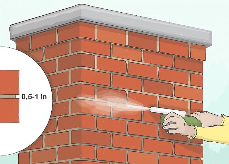 Les briques de cheminée individuelles qui ont une petite fissure ou deux peuvent être réparées