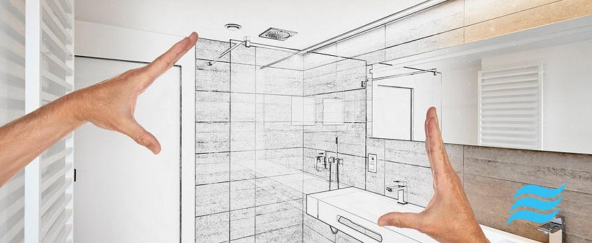 Le remodelage de la salle de bain vous remplit de pensées de surfaces blanches propres