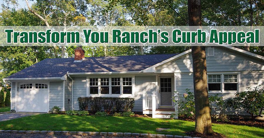 Le style ranch est également connu sous le nom de ranch de Californie