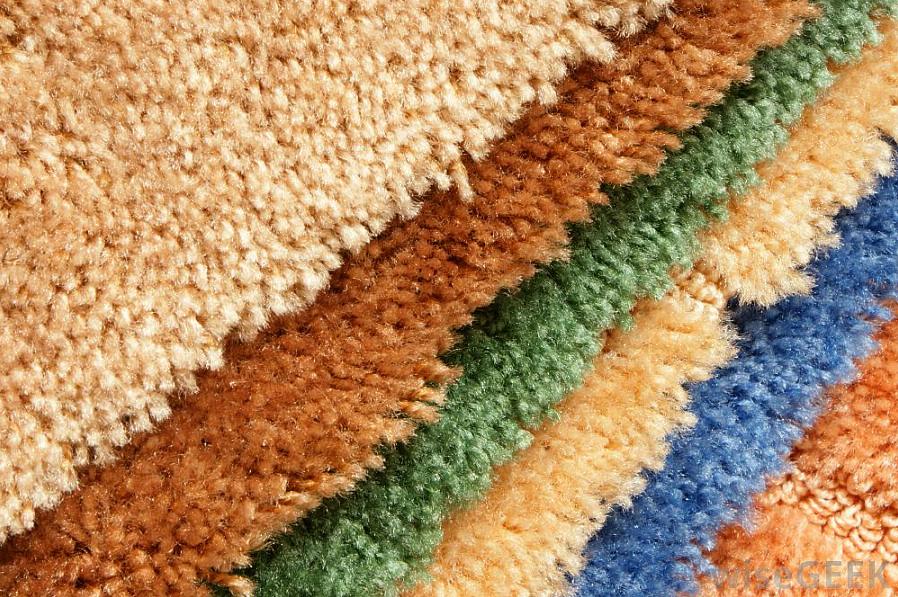 Il existe de nombreux types de fibres utilisées dans les tapis