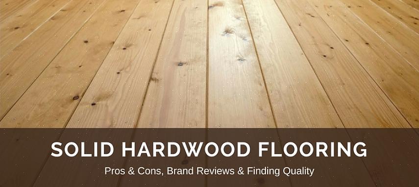 Cette entreprise offre d'excellents planchers de bois franc à larges planches en planches pleines préfinies