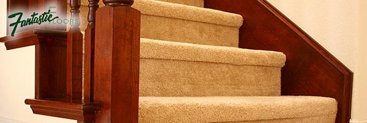 Les escaliers sont l'endroit le plus courant dans la maison pour avoir de la moquette