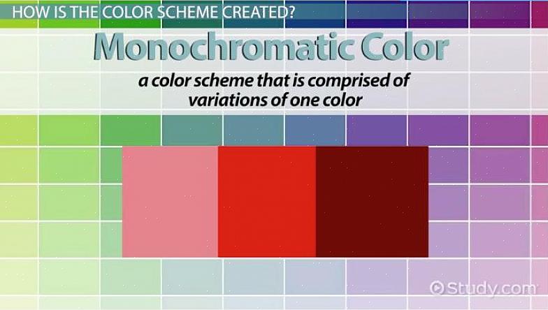 Comment créer une palette de couleurs monochromes neutres