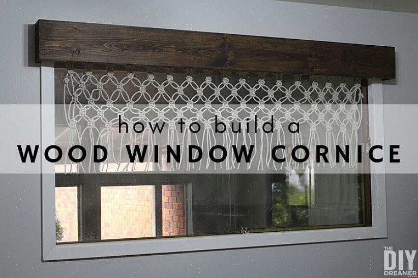 Les cantonnières de fenêtre sont des traitements qui couvrent tout le haut de la fenêtre