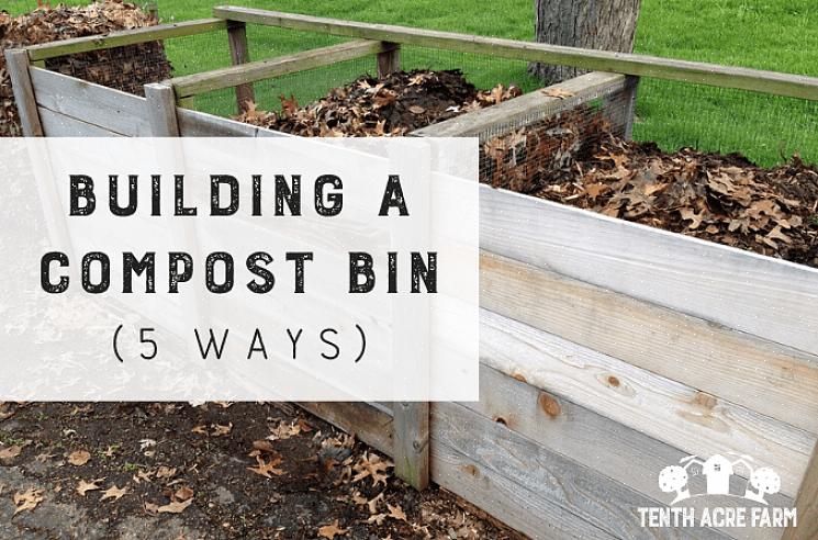Les bacs à compost sont des structures utilisées pour abriter