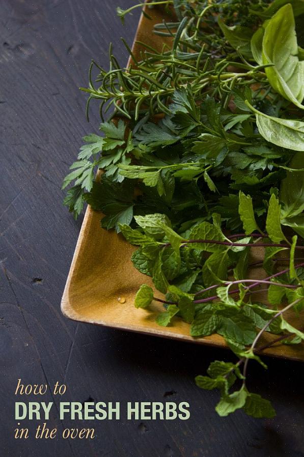 Des herbes qui ont bon goût une fois séchées Les meilleures herbes pour le séchage