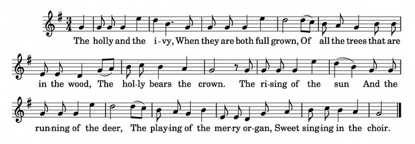 La réponse réside peut-être dans le fait que "The Holly and the Ivy" est basé sur des chansons plus