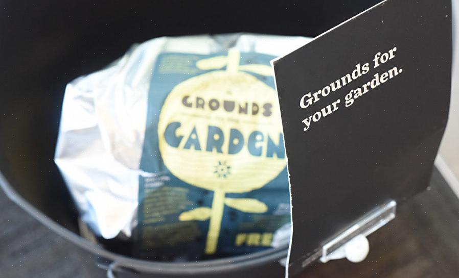 Une campagne qui offre gratuitement du marc de café aux jardiniers frugaux de tout le pays