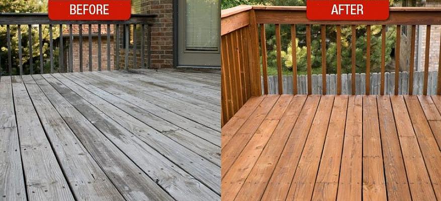 La première étape de votre projet de finition de terrasse en bois devrait être une inspection approfondie
