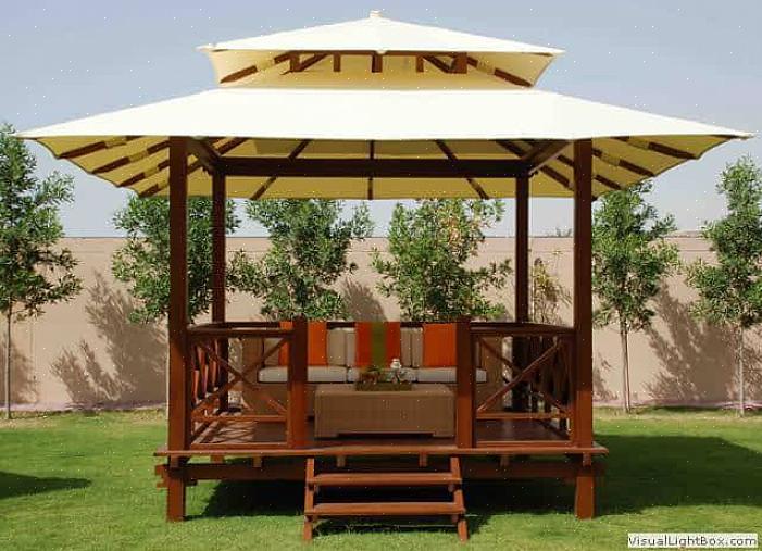 Les Égyptiens ont construit des gazebos de jardin pour soutenir les raisins pour le vin